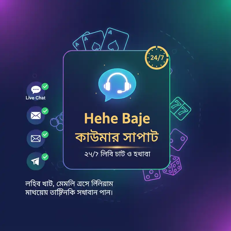 Hehe Baje কাস্টমার সাপোর্ট টীম লাইভ চ্যাট সহায়তা